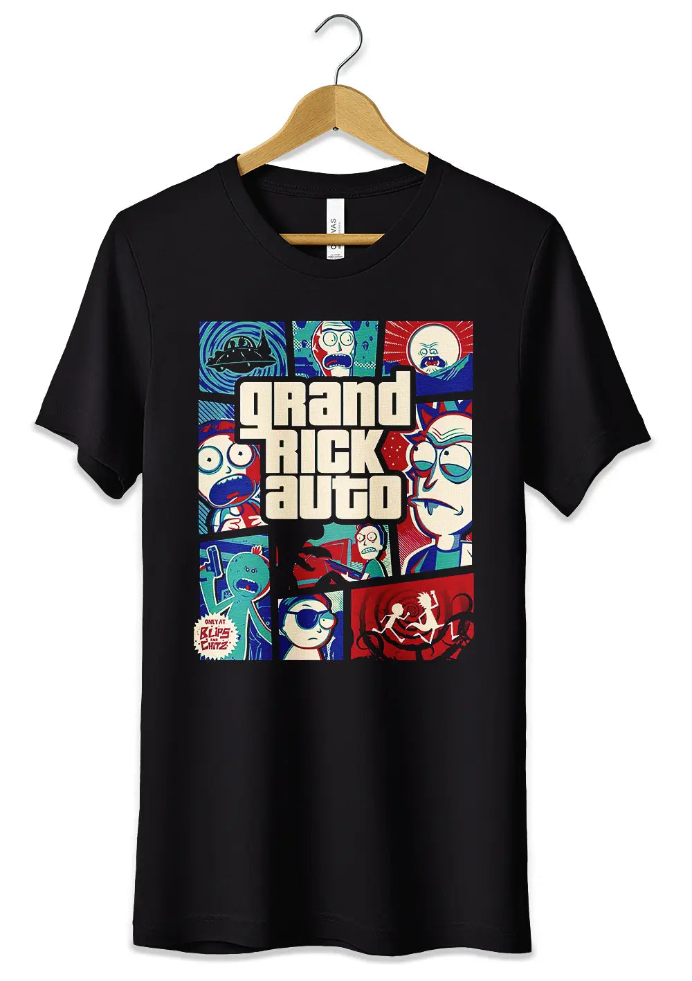 T-Shirt Maglietta Rick and Morty GTA Style