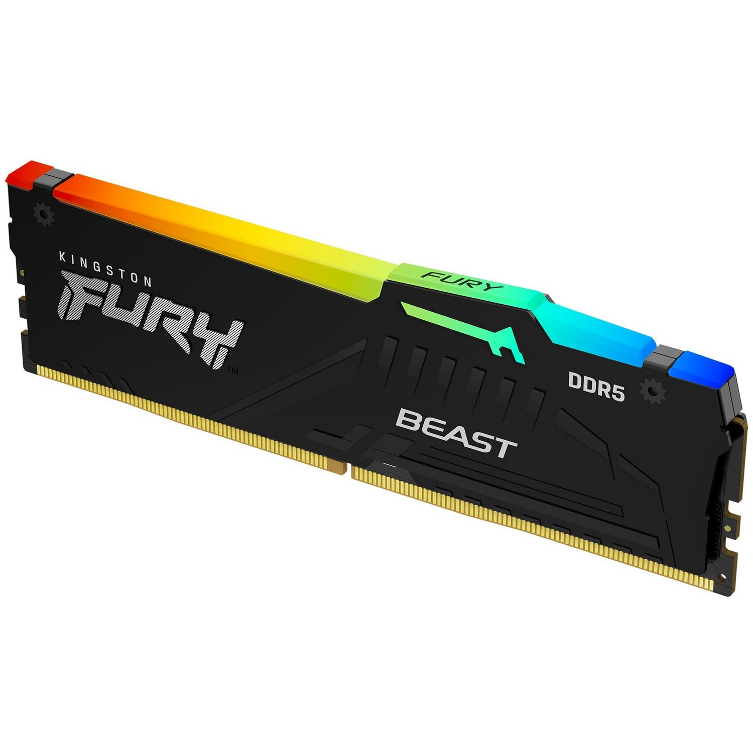 Kingston 32GB / 6000 Fury Beast RGB DDR5 CL36 Single Desktop RAM (KF560C36BBE2A-32)