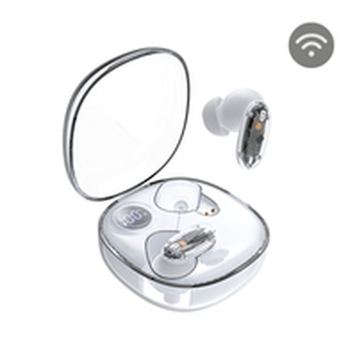 Headphones Mars Gaming MHIB2W White