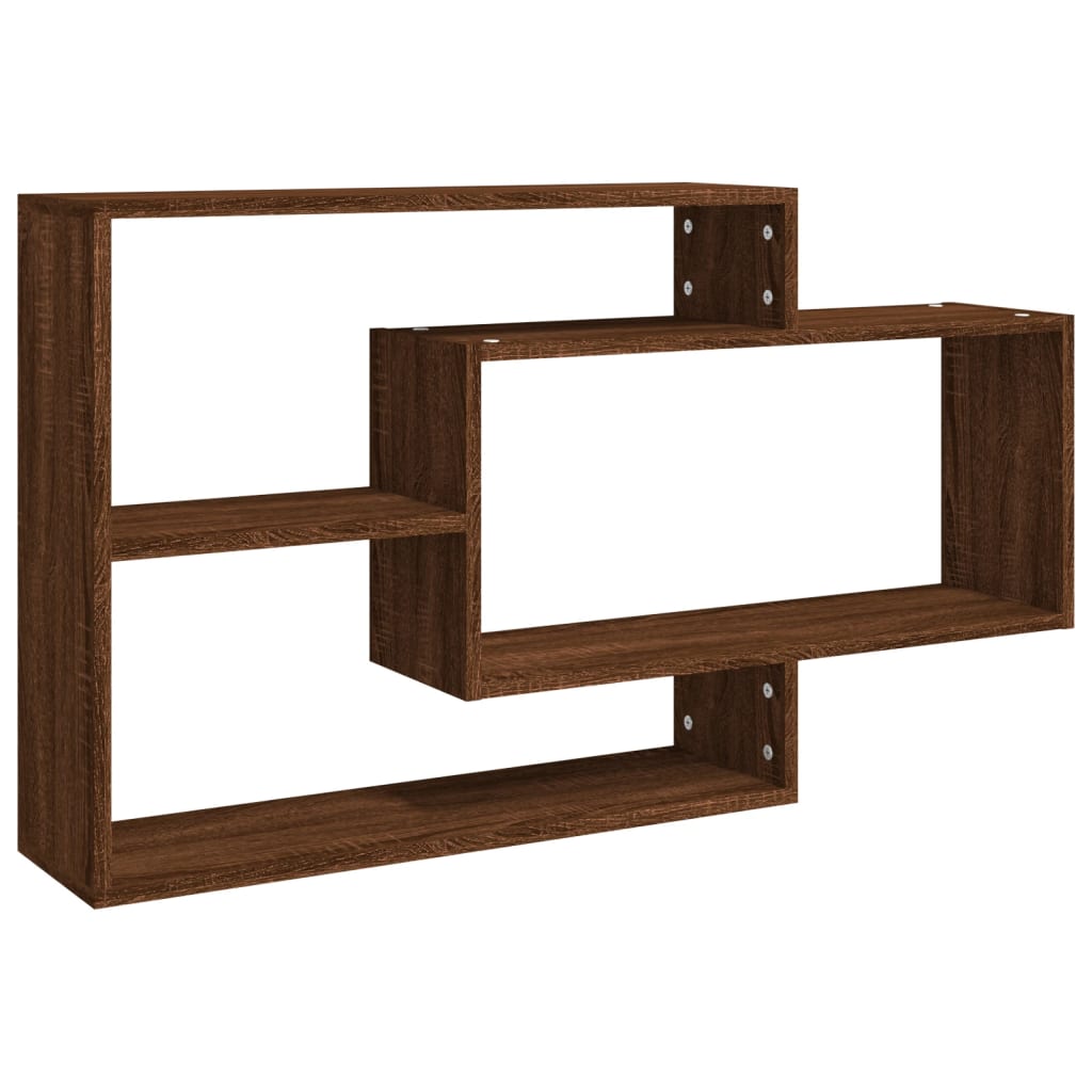 NNEVL Wall Shelf Brown Oak 104x20x58.5 cm Engineered Wood