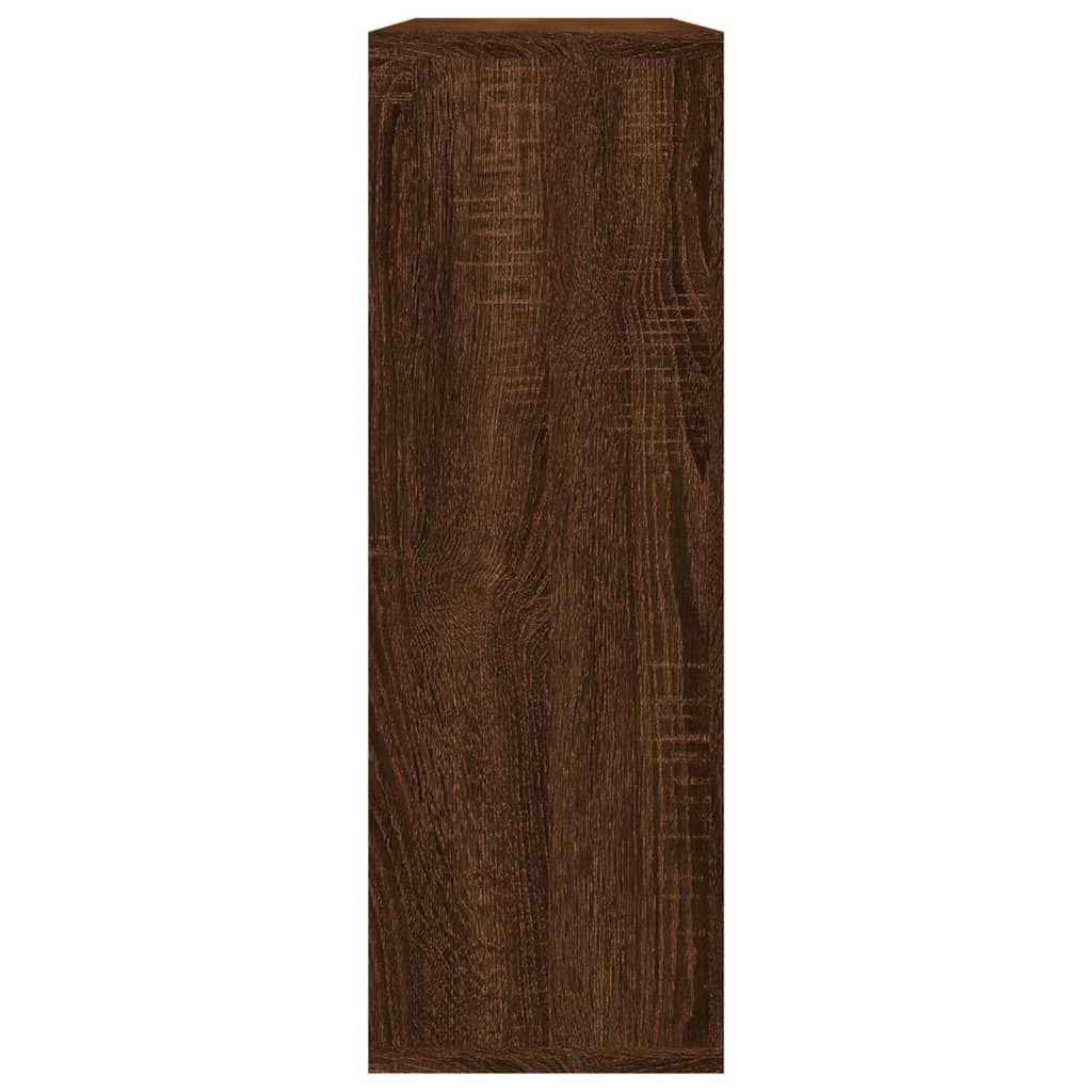 NNEVL Wall Shelf Brown Oak 104x20x58.5 cm Engineered Wood