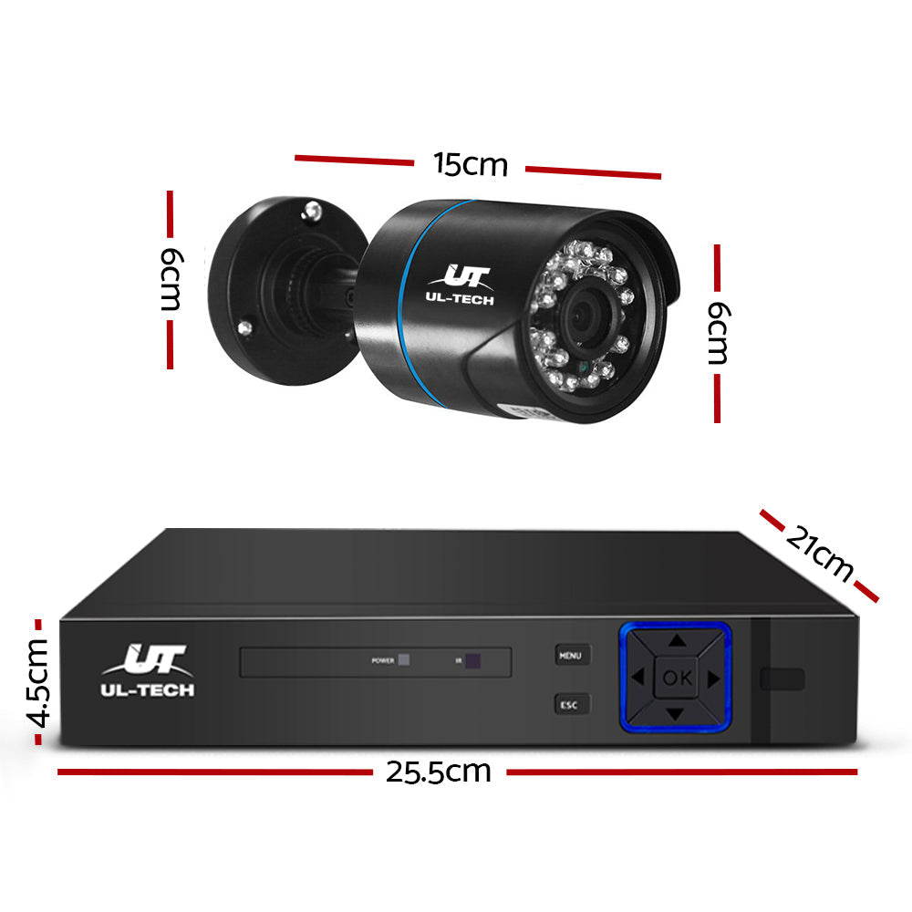 NNEDSZ 1080P 4 Channel HDMI CCTV Security Camera