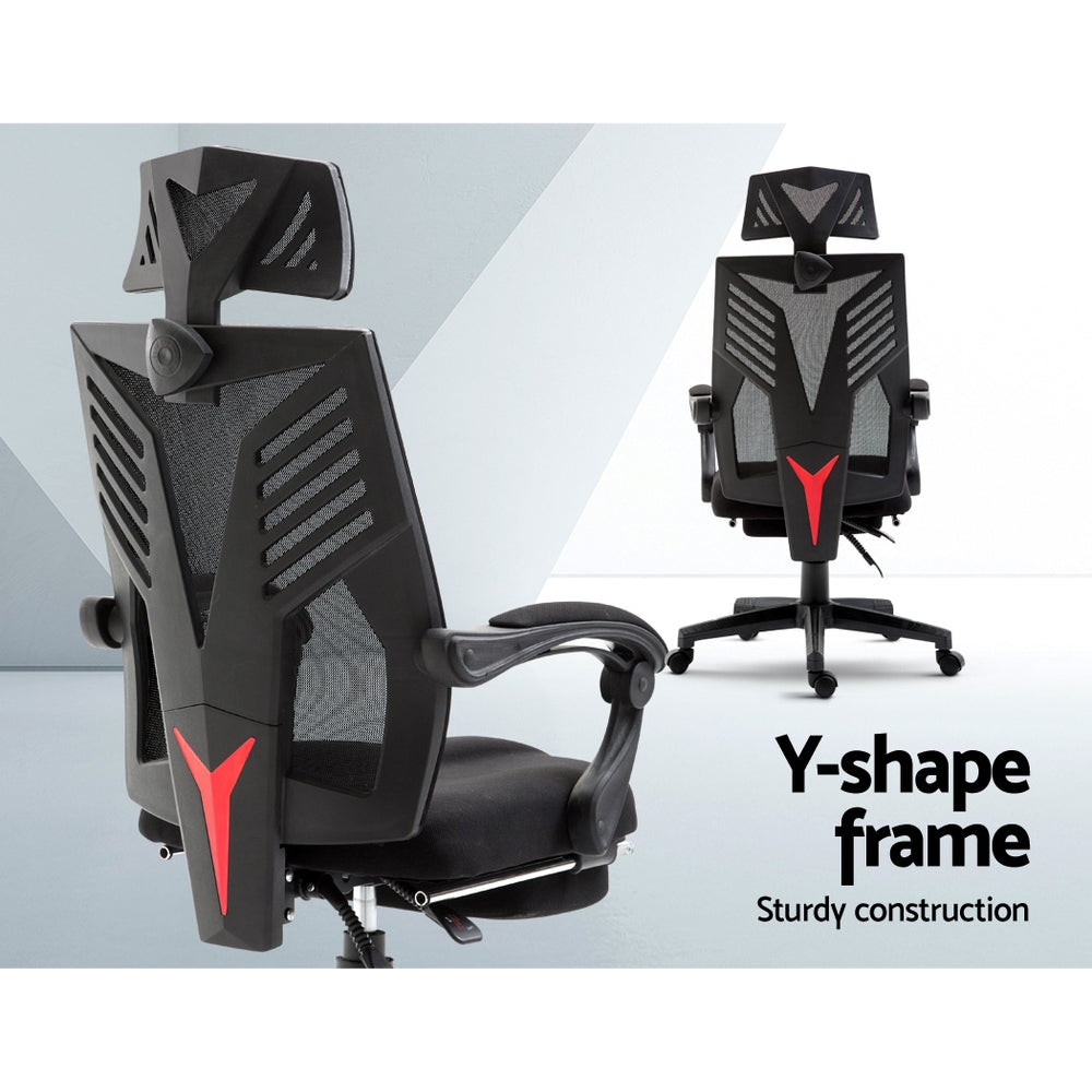 NNEDSZ  Gaming Office Chair Computer Desk Chair Home Work Recliner Black