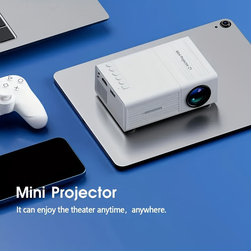 NNETM 1080P HD Mini Projector with LED Display