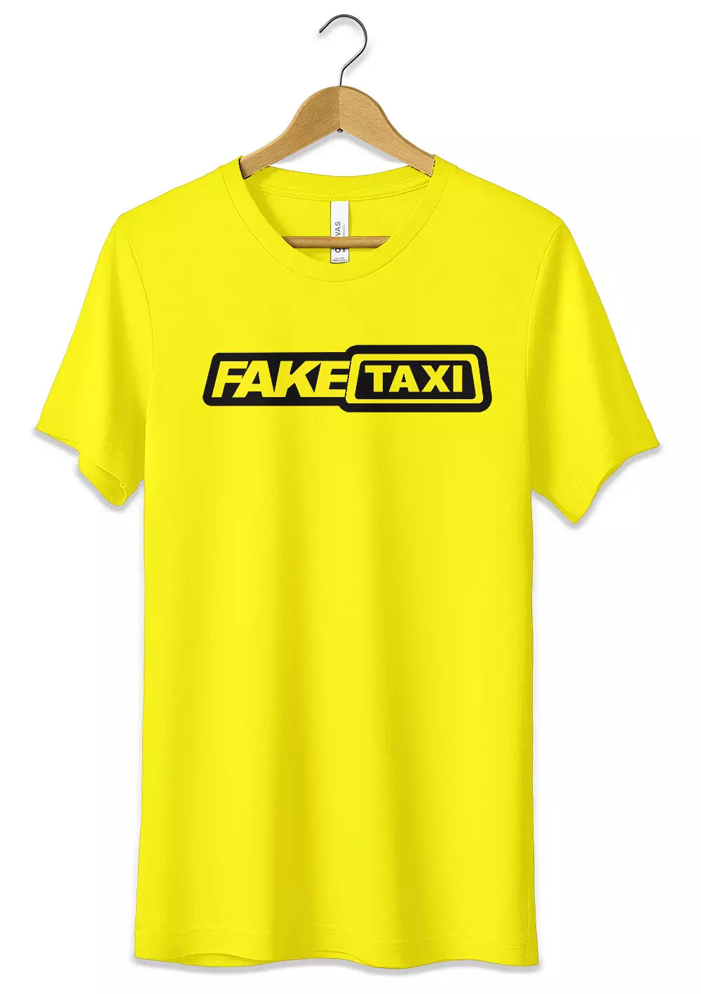 T-Shirt Funny Fake Taxi Maglietta 100% Cotone Idea Regalo