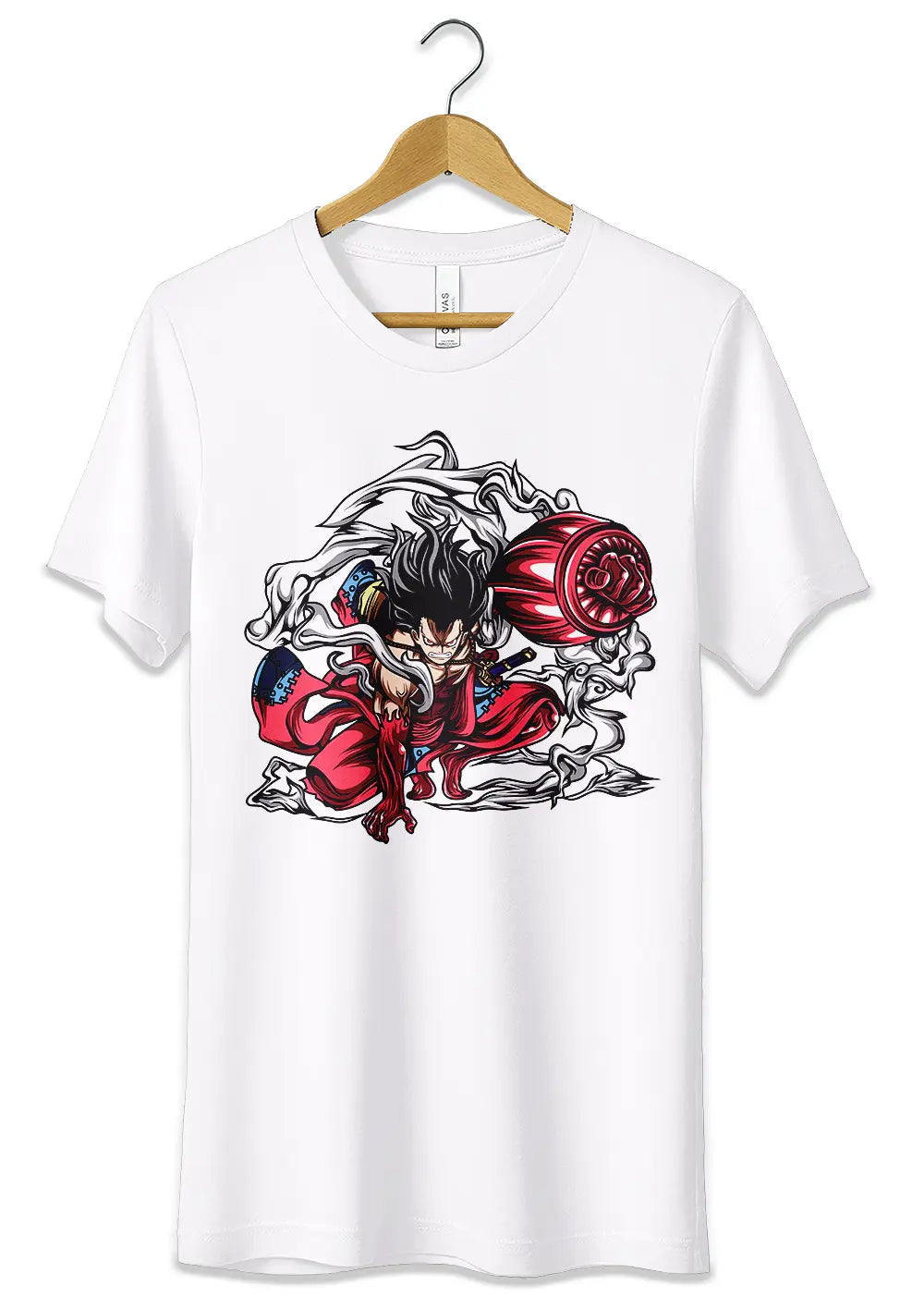T-Shirt Maglietta Monkey D Luffy Rubber Gear 4 Snakeman One Piece