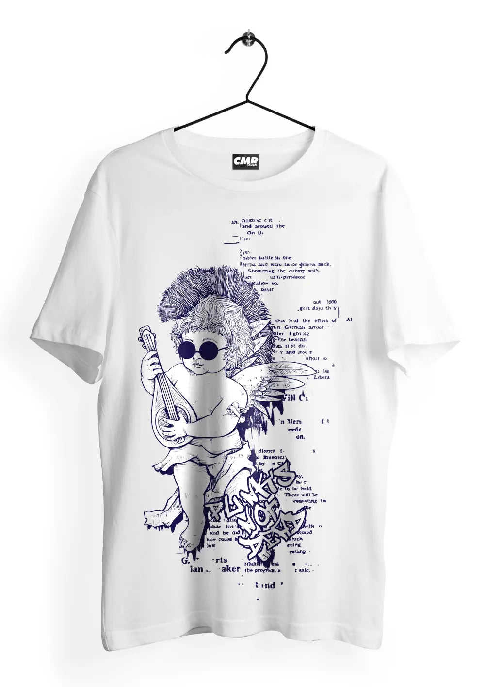 T-Shirt Maglietta Punk Angel Urban Style Unisex
